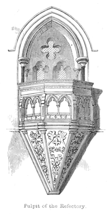 Pulpit of the Refectory.