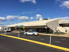 Le terminal de l'aéroport Trenton-Mercer