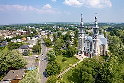 Aerial view of Sainte-Croix