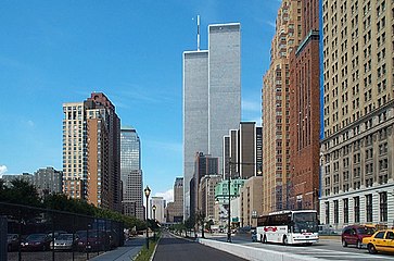Minoru Yamasaki, World Trade Center (Maailmankaupan keskus), 1966-1977, New York, USA.