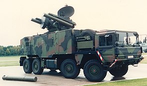FlaRakRad Roland: Waffensystem auf Lkw 15 t MAN