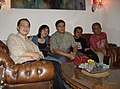 Jakarta (23 February 2007) From left to right: borgx, Serenity, Meursault2004, Hariadhi, Slamet Serayu