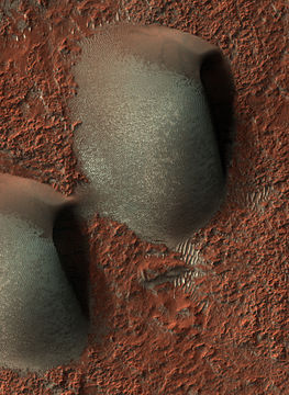 Wirtz Crater Dunes with ripples and frost, as seen by HiRISE