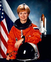 Yelena Kondakova, 318th person in space and first woman to make a long-duration spaceflight Yelena Kondakova.jpg