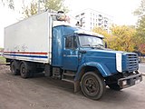 ZIL-133G40 with the more modern cab design in Moscow