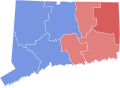 Results for the 1869 Connecticut gubernatorial election by county.