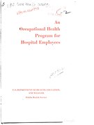An Occupational Health Program for Hospital Employees (1959)