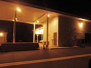 Abercorn Quebec Border Station at Night.jpg