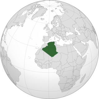 Розташування Алжиру
