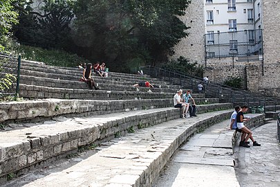 The seats of the amphitheatre