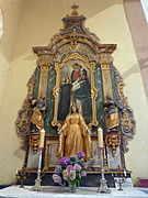 Autel de la Sainte Vierge (XVIIIe siècle).