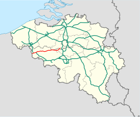 Image illustrative de l’article Autoroute A8 (Belgique)