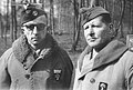 第2竜騎兵連隊 (フランス軍)の所属たる大尉と大佐（バーナーディン・ラウゲル（フランス語版）、1946年）
