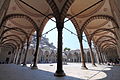 Blue Mosque Courtyard Arcades Wikimedia Commons.JPG