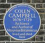 Blue plaque on 76 Brook Street, London W1