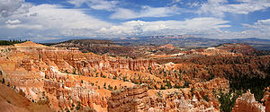 Panoramic view of the Bryce Canyon. Parc natio...