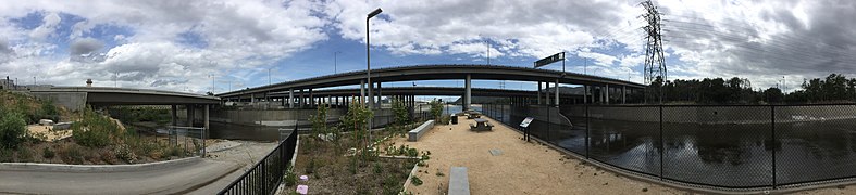 Ventura Freeway Bridge over the Los Angeles River and Verdugo Wash