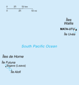 Wallis e Futuna - Mappa
