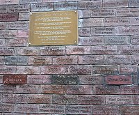 The Cavern Wall of Fame, surrounding the Cavern Pub, opposite the Cavern Club Cavern Wall of Fame Liverpool 4.jpg