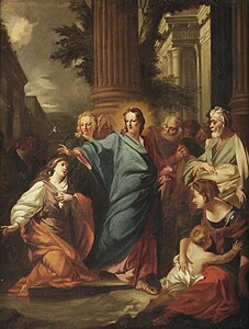 Le Christ et la Cananéenne (1706; reduction of original that hung in Notre Dame)