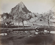 Гора Чилзина в Кандагаре в 1881 году. Jpg