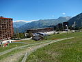 Le front de neige du Corbier en été.