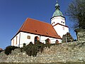 Dorfkirche Döben: Kirche (mit Ausstattung sowie Sonnenuhr), weiterhin Kirchhof mit Einfriedung, Denkmal für die Gefallenen des 1. Weltkrieges, Leichenhalle und Grabmalen