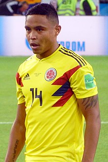 מוריאל במדי נבחרת קולומביה במונדיאל 2018