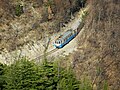 La ferrovia Genova-Casella alle pendici del monte Diamante
