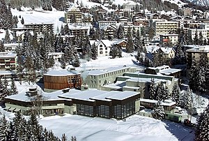 Davos, Switzerland, views of the Congress Cent...