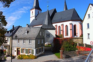 Grafengehaigs befæstede kirke, Bayern