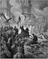 L'entrata dei crociati a Costantinopoli in un'incisione di Gustave Doré.