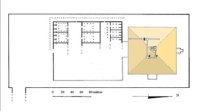 Plan van het complex volgens Petrie