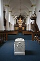 Helligåndskirken. Interior from altar, portrait format.