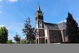 De Hervormde kerk in Zegveld, gelegen aan de Hoofdweg.