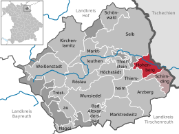 Hohenberg an der Eger - Localizazion