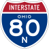 Interstate 80N marker