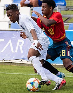 Dembélé (vänster), 2019.