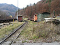 Abgestellte Museumsfahrzeuge im Bahnhof Kienberg-Gaming (2009)