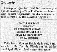 L'article en première page de l'édition du samedi 5 septembre 1903 du journal L'Aurore.