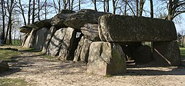 La Roche-aux-Fées, a dolmen in Essé