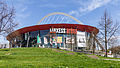 La Lanxess Arena de Cologne (19 500 places).