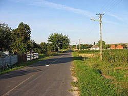 Street of Liśnik Duży-Kolonia