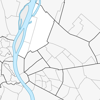 Pozíciós térkép Budapest XIII. kerülete