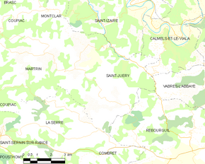Poziția localității Saint-Juéry