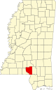 State map highlighting Marion County