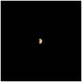 "Half moon" image of Mars