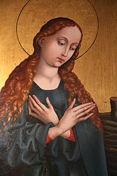 Mary, detai, Orlier altarpiece