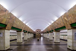 Metro SPB Line3 Proletarskaya Central Hall.jpg