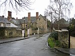 Stable wing and garden walls of Iffley Rectory